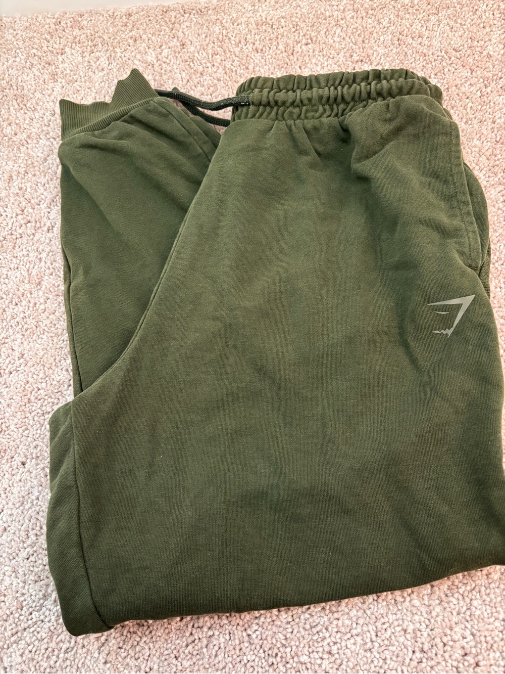 Gymshark terry jogger in green